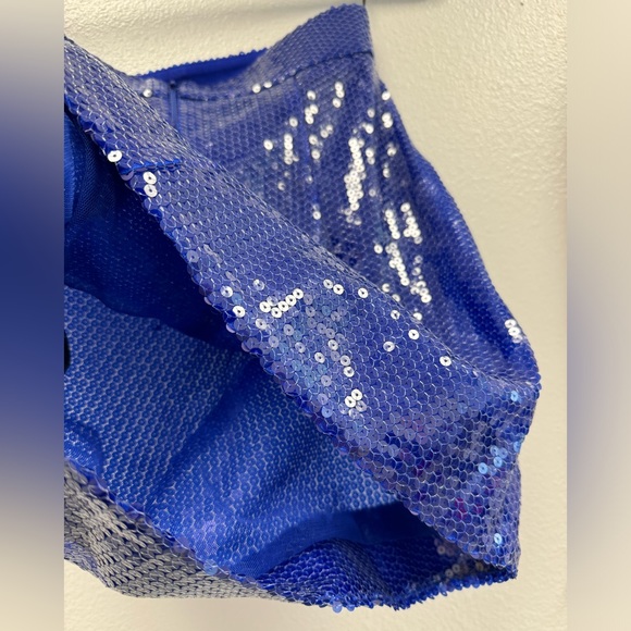 Alex Perry Sequin Pleat Mini Skirt - Picture 2 of 5